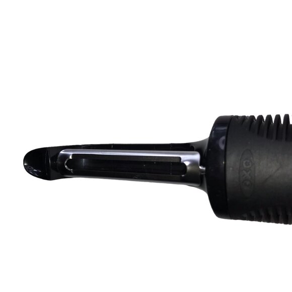 Veggie Peeler, Black, OXO Rubber Grip Handle - Picture 4 of 5